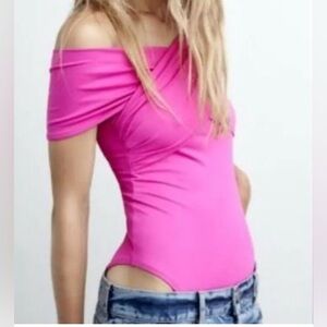 ZARA CROSS FRONT BODYSUIT